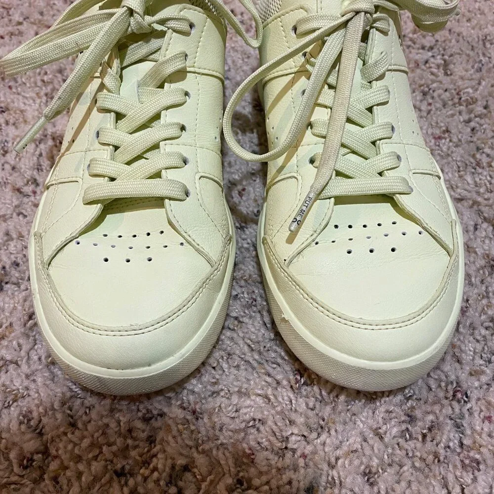 On Running Women's Size 7.5 The Roger Clubhouse Trainers Sneakers Bright Yellow - Picture 3 of 13